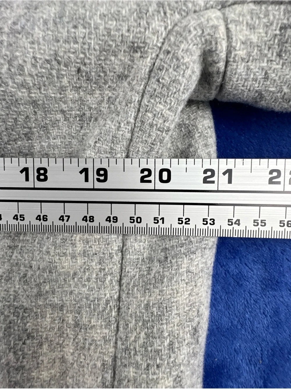 J. CREW Nello Gori Toscana Coat Italian Stadium-Cloth Wool Blend Size 10 Gray